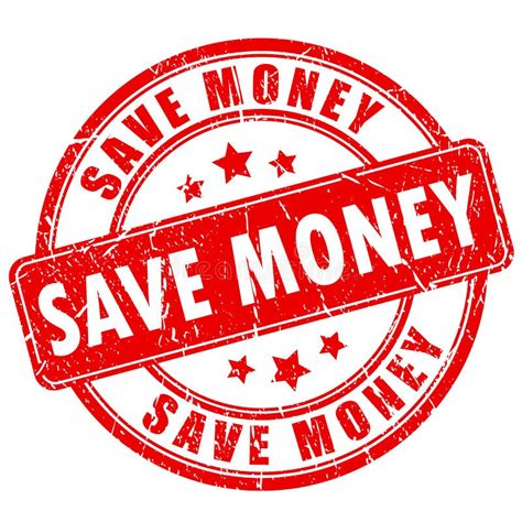 Stamp Save Money Stock Illustration Illustration Of Advertisement