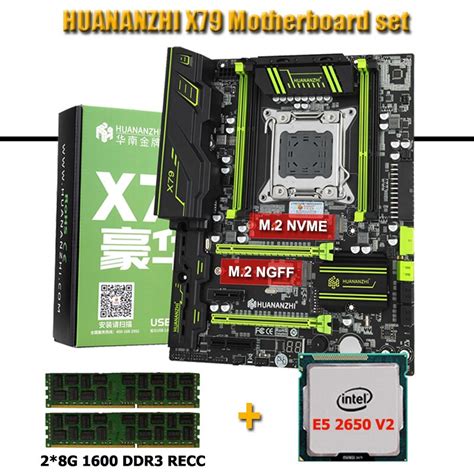 Huananzhi X79 Super Motherboard Kit With Hi Speed Dual M2 Ssd Slot Cpu