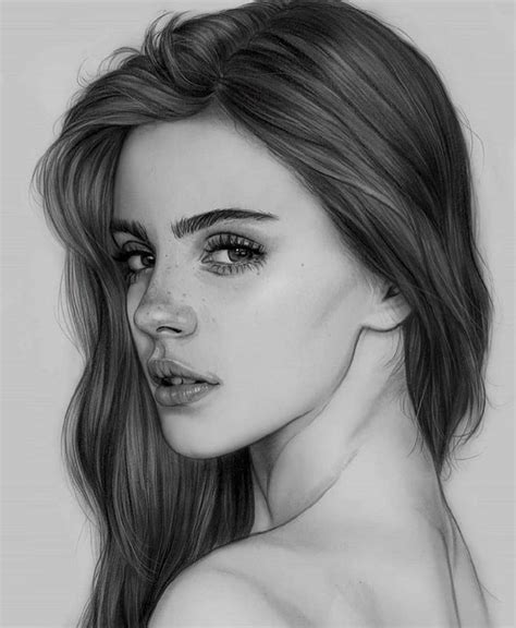 How To Draw A Beautiful Girl Portrait Sketch Carbfreealcohol