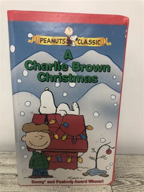 A CHARLIE BROWN Christmas VHS Peanuts Snoopy VHS Tape Holiday Classic
