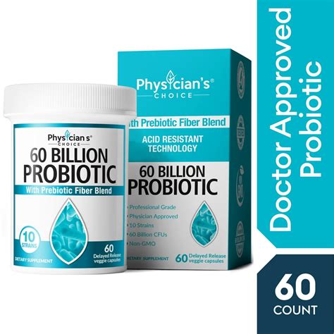 Physicians Choice Probiotics 60 Billion Cfu Dr Approved Probiotic
