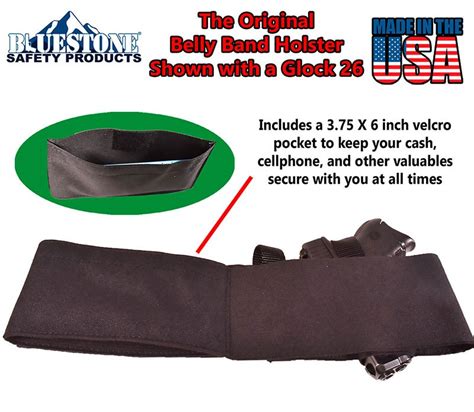 Original Concealed Carry Belly Band Holster Fits