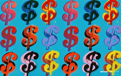 Dollar Sign S By Andy Warhol Pop Art Repetition Art Andy Warhol