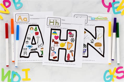 Free Phonics Letter Coloring Pages Alphabet Printable For Kids