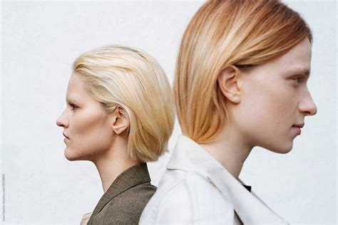 Minimalistic Fashion Portrait Of Two Girls By Stocksy Contributor Ivan Ozerov Stocksy