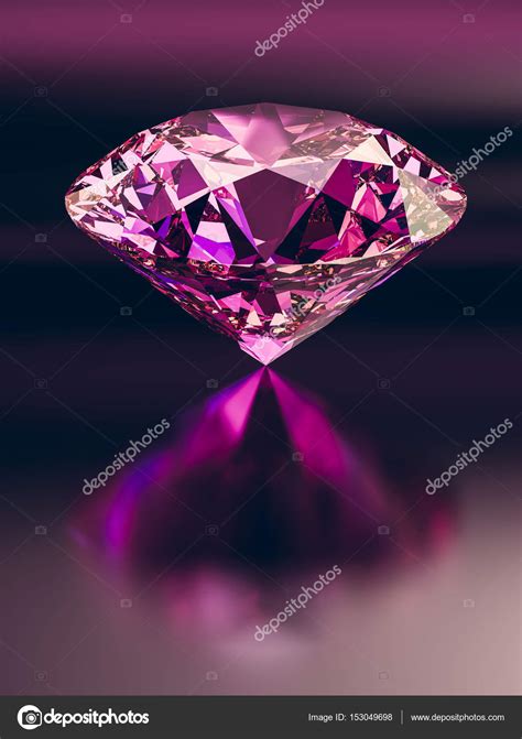 Pink Diamond On Dark Background Stock Photo By ©mahod84 153049698