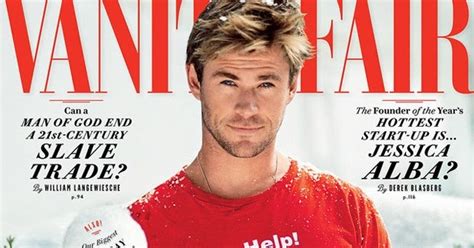 Smartologie Chris Hemsworth For Vanity Fair December