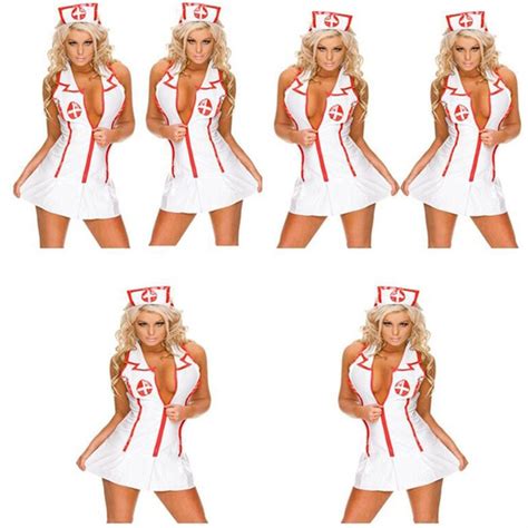 1 set sexy temptation nurse uniforms sexual fetishism sex cosplay uniforms wish