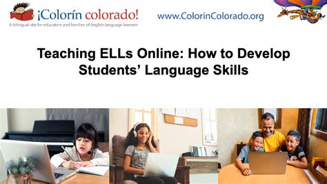 Teaching Ells Online How To Develop Students Language Skills