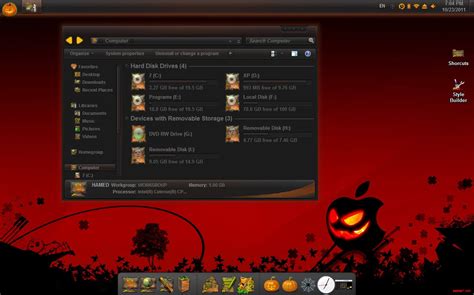 Haloween Skin Pack Readies Windows 7 For Halloween