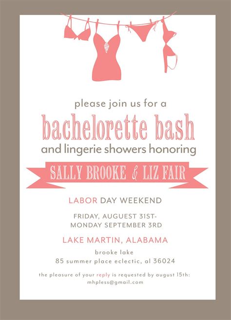 Pin On Bachelorette Party Invitations