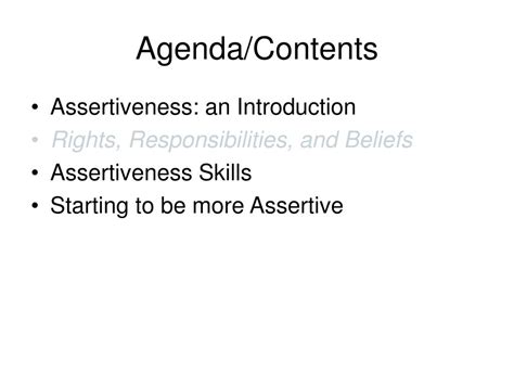 Ppt Assertiveness Powerpoint Presentation Free Download Id984147