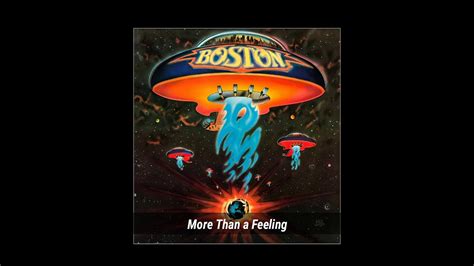 More Than A Feeling Boston ~ From The Album Boston 1976 Youtube