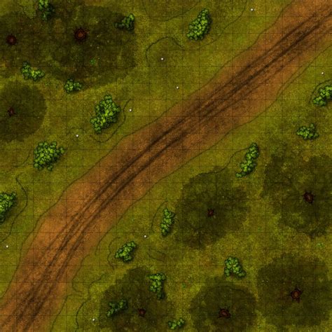 Well Traveled Road Battlemap 20x20 By Anonmyous On Deviantart Fantasy