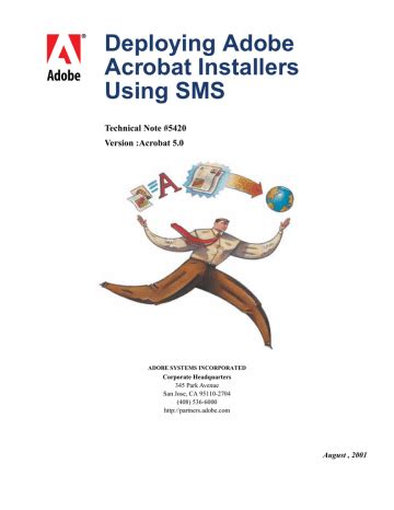Deploying Adobe Acrobat Installers Using Sms Manualzz