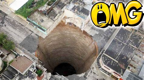 Top 10 Biggest Sinkholes In The World 2017 Top 10 Everything Youtube