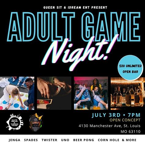 Adult Game Night — Fortheculturestl