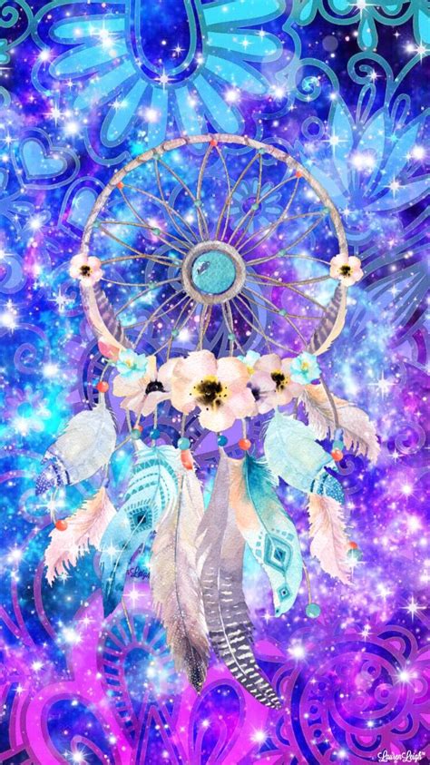 Dreamcatcher Galaxy Sparkles Art Girly Pretty Cute