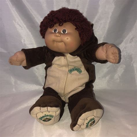 1982 Cabbage Patch Boy Doll Brown Hair Cabbage Patch Kids Boy Doll