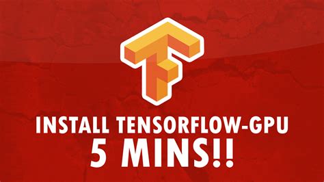 How To Install Tensorflow Gpu Thehardwareguy
