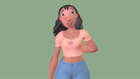 Nani Lilo And Stitch 3d Model By Susiezz Susiezz 40ac075 Sketchfab