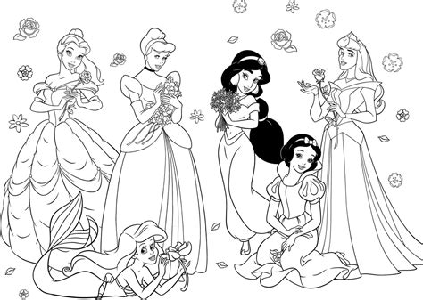 Disney Princess Free Printable Coloring Pages