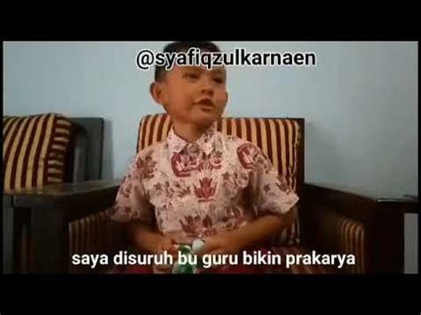 Video Lucu Anak sD #Bikin prakarya - YouTube