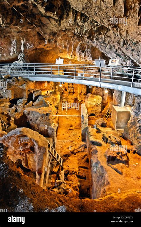 Theopetra Cave A Prehistoric Site About 4 Km From