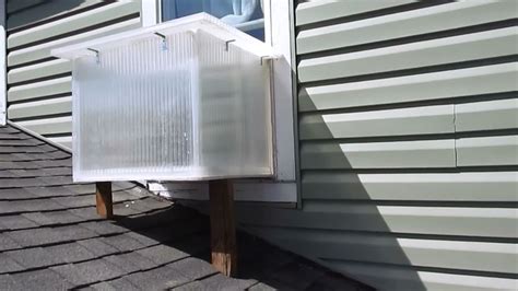 How To Build A Window Box Solar Heater That Gives Free Heat All