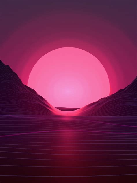 Aesthetic Wallpapers With Lights Sun 4k Landscape Wallpapers Pink