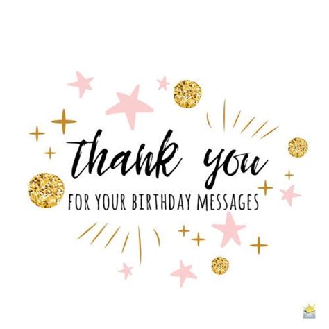Thank You Messages For Birthday Birthday Quotes For Me Happy Birthday