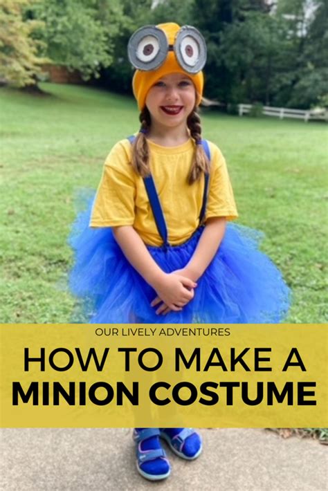 How To Make A Minion Costume Our Lively Adventures