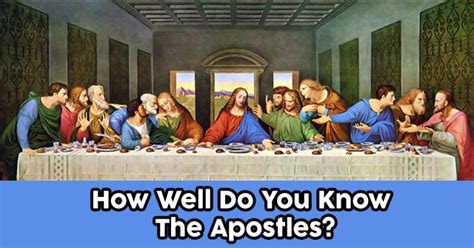 See full list on biblecharts.org How Well Do You Know The Apostles? | QuizPug