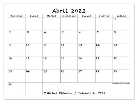 Calendario Abril De 2023 Para Imprimir 441ld Michel Zbinden Pr Pdmrea