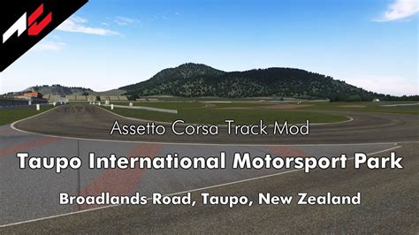 Taupo International Motorsport Parkassetto Corsa Track Mod Youtube