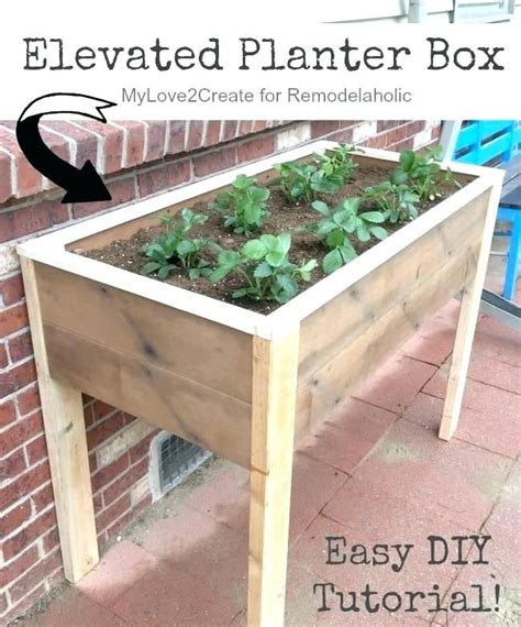 First, decide if your planter will be an indoor or outdoor planter. Raised Garden Bed On Wheels Beds | Elevated planter box