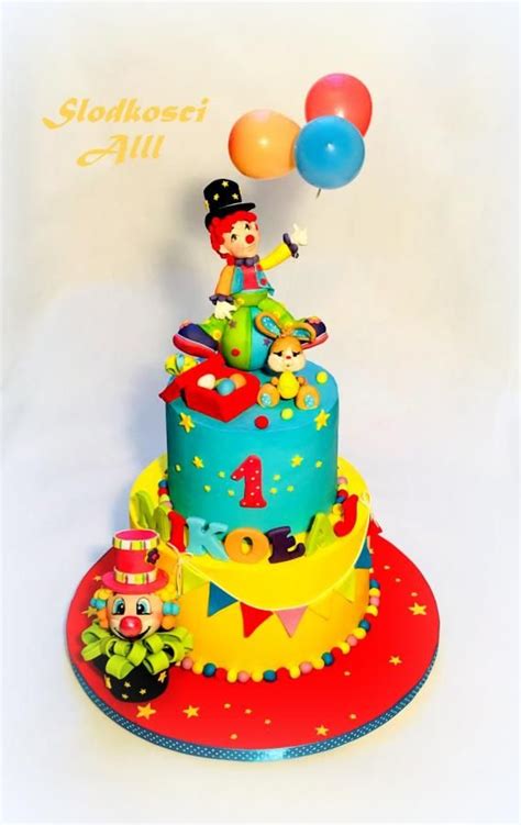 Clown Cake Clown Cake Cake Circus Cake