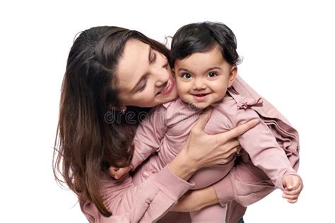 Mother And Baby Daughter Having Fun Stock Image Image Of Caucasian