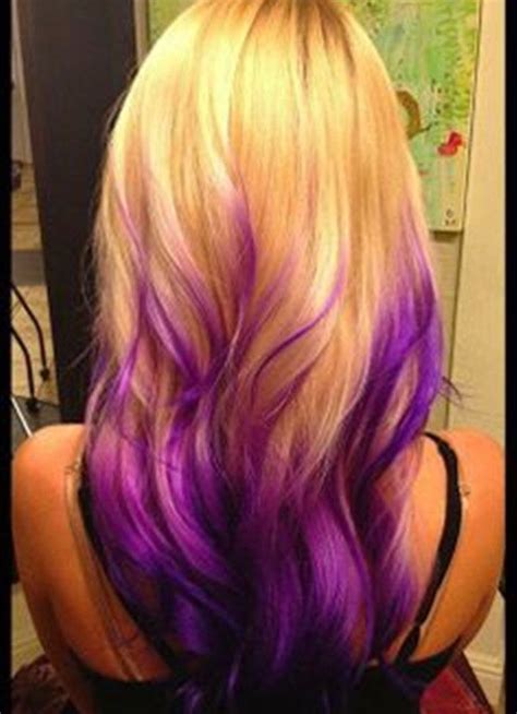 Why a diy purple toner works purple dyes or even purple shampoos are opposite yellow on the colour wheel. Blonde Hair With Purple Underneath Pictures (With images ...