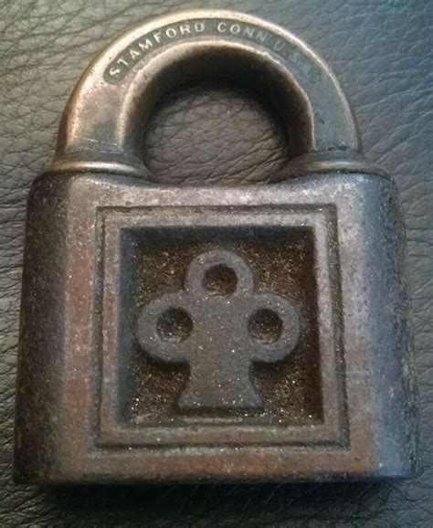 Vintage Late 1800s Antique Old Yale Padlock Brass Lock Really Nice No Key Usa Antique Price