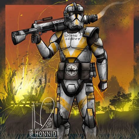 Heavy Gunner Clone Trooper Rots By Honni David Imaginaryjedi Star