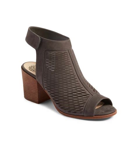 Main Image Vince Camuto Lavette Perforated Peep Toe Bootie Women