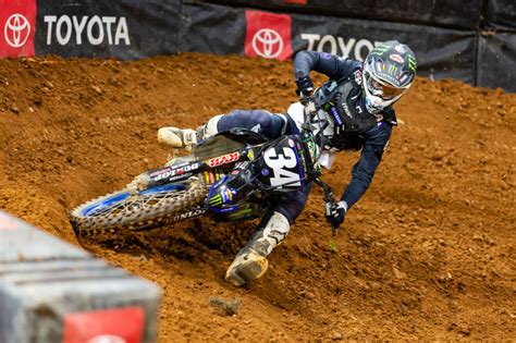 The podium from round nine of monster energy ama supercross discuss their night. Atlanta Supercross Results 2019 (updated) - Cycle News