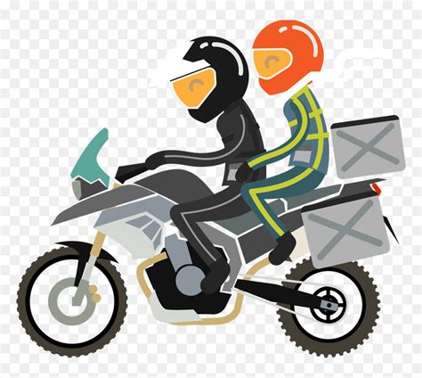 Motorcycle Riding Clipart Riding Motorcycle Png Transparent Png Vhv