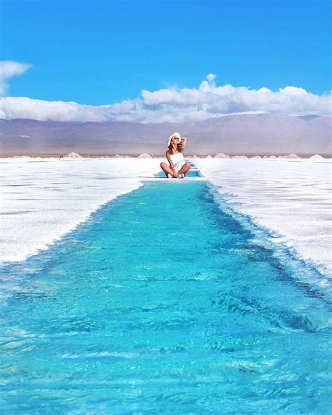 The Amazing Salinas Grandes A Large Salt Flat In Central Northern