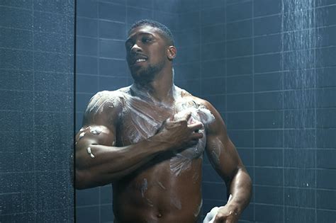 Anthony Joshua Strips Naked For Steamy Shower Scene This Is How He Gets His Six Pack Daily Star