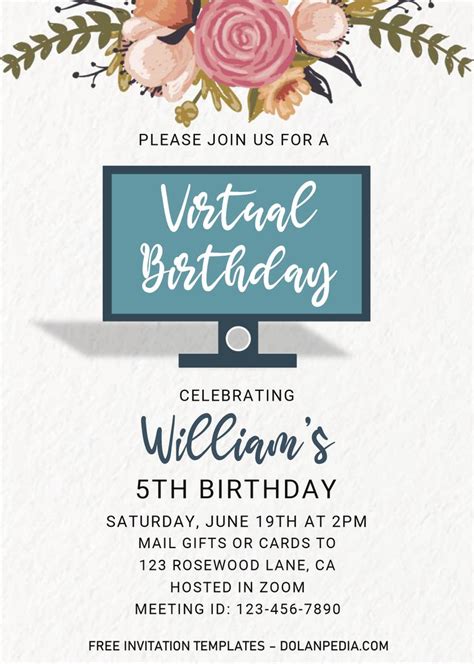 Virtual Event Invitation Sample Invitationpiper78
