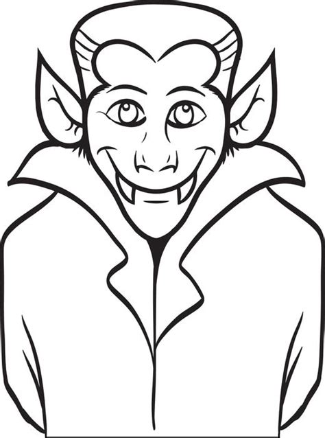 Halloween Vampire Coloring Pages Coloring Pages