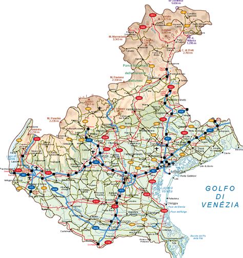 Mappa Veneto Cartina Interattiva E Download Mappe In