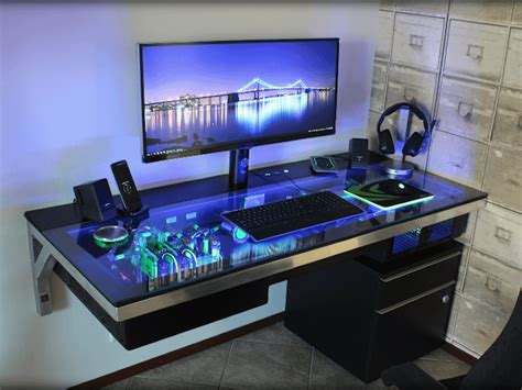 Glass Tables Are Gorgeous Need To Get On This Gaming